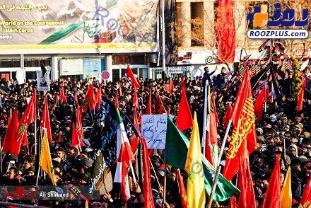 کرمانی‌ها با پرچم قرمز آمدند!+عکس