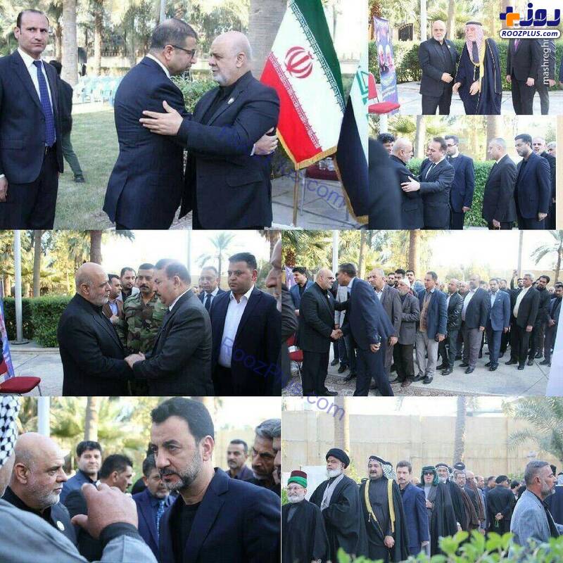 عکس/حضور شخصیت‌ها در سفارتخانه ایران در بغداد
