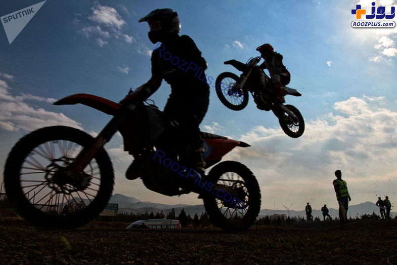 مسابقات موتور کراس بانوان در تهران+تصاویر