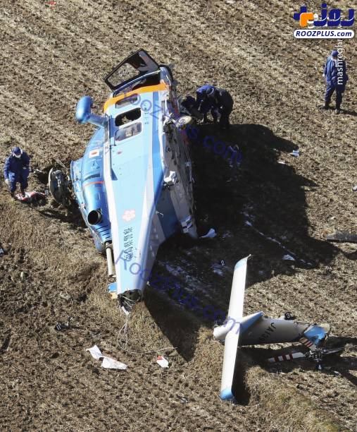 سقوط هلی‌کوپتر حامل قلب پیوندی +عکس
