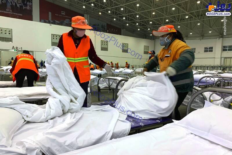 آغاز به کار بیمارستان هزار تختخوابی چین +عکس