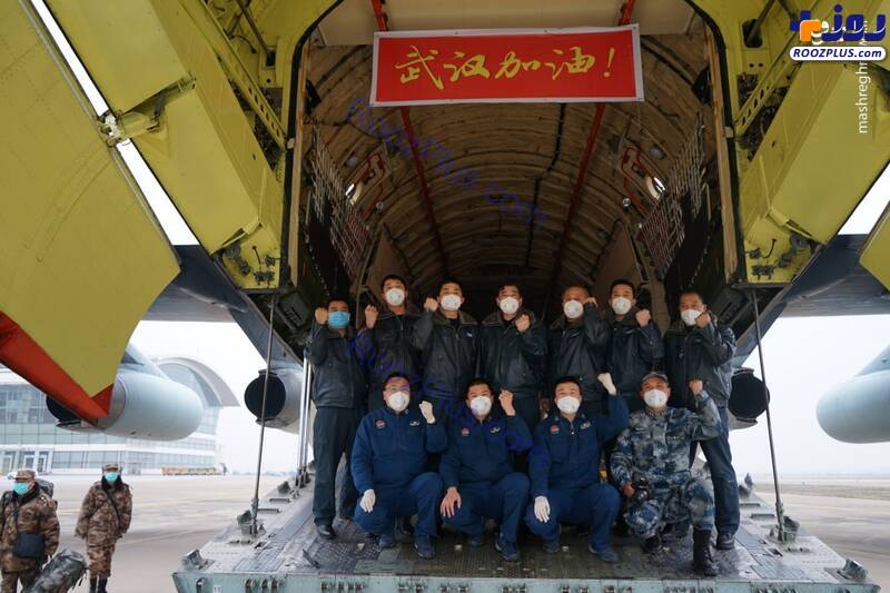 ورود کادر پزشکی نظامی به ووهان چین