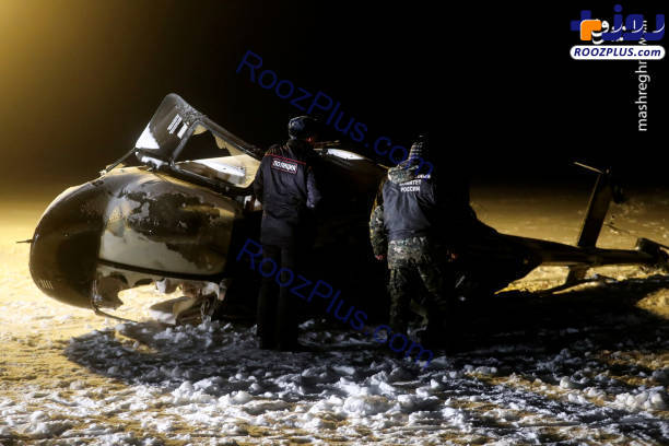 عکس/جان باختن یک نماینده روس در سقوط بالگرد