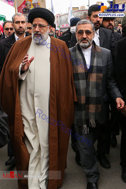 حضور رئیسی در راهپیمایی ۲۲ بهمن در مشهد+عکس