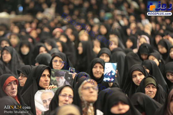 مراسم اربعین شهادت سردار سلیمانی و ابو مهدی در مصلی تهران +عکس