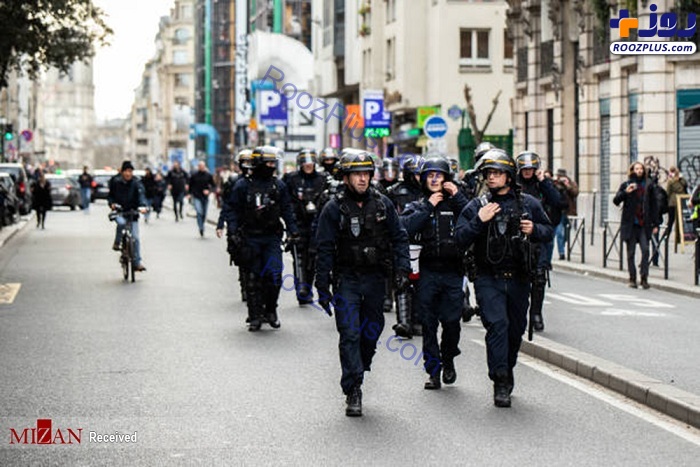 عکس/فضای امنیتی خیابان های فرانسه