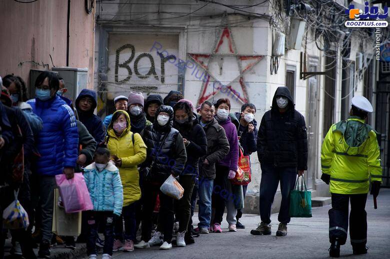 ترس چینی ها از ویروس کرونا و هجوم مردم برای خرید ماسک +عکس