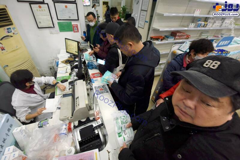 ترس چینی ها از ویروس کرونا و هجوم مردم برای خرید ماسک +عکس