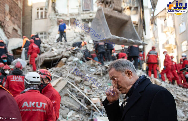 اردوغان در مناطق زلزله‌زده +عکس