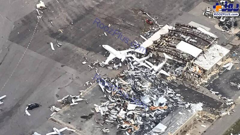 نابودی ده‌ها هواپیما در آمریکا+عکس