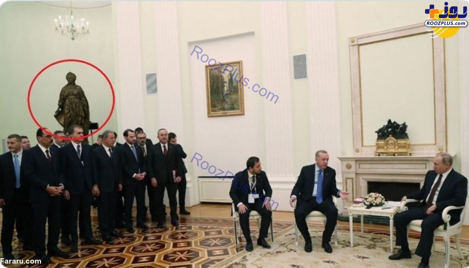 شیطنت جنجالی پوتین و تحقیر اردوغان +عکس