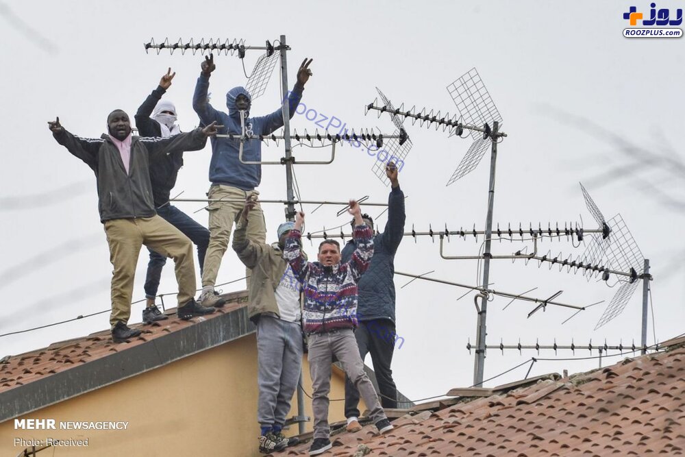 شورش زندانیان ایتالیا +عکس