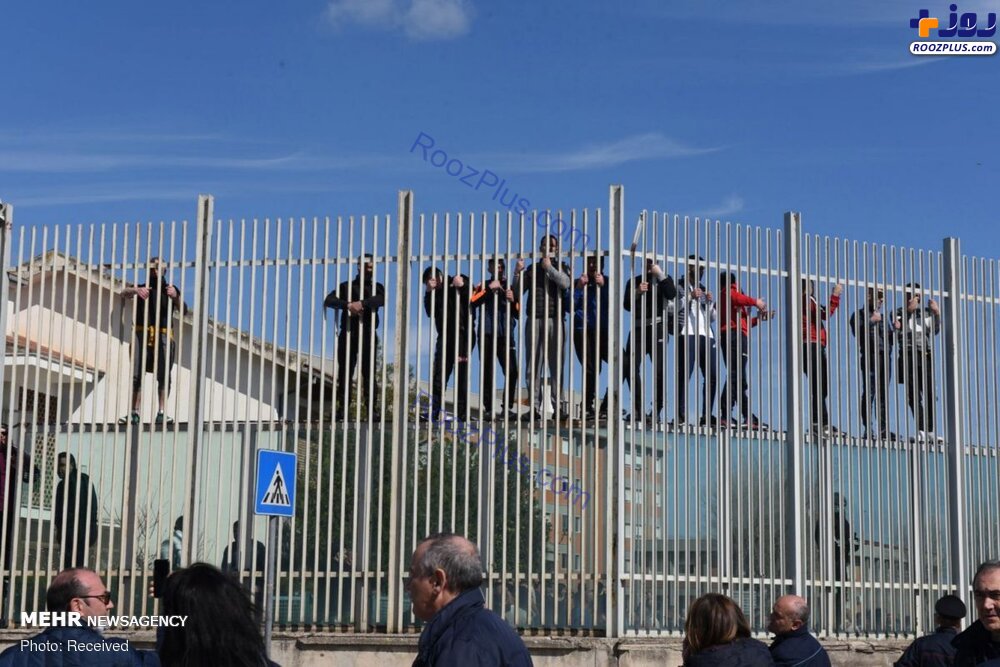 شورش زندانیان ایتالیا +عکس