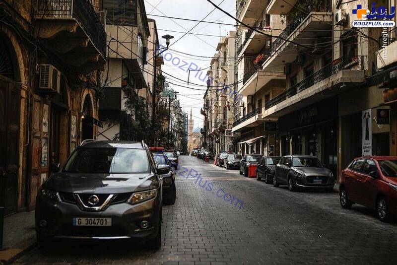 خلوت شدن خیابان‌های لبنان درپی شیوع کرونا+عکس