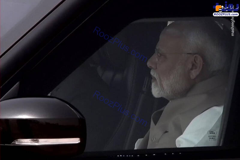نخست وزیر هند پشت فرمان خودروی ترامپ +عکس