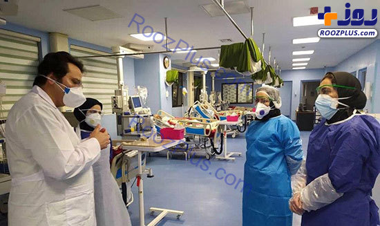 بخش بیماران کرونایی در بیمارستان فرقانی قم + عکس
