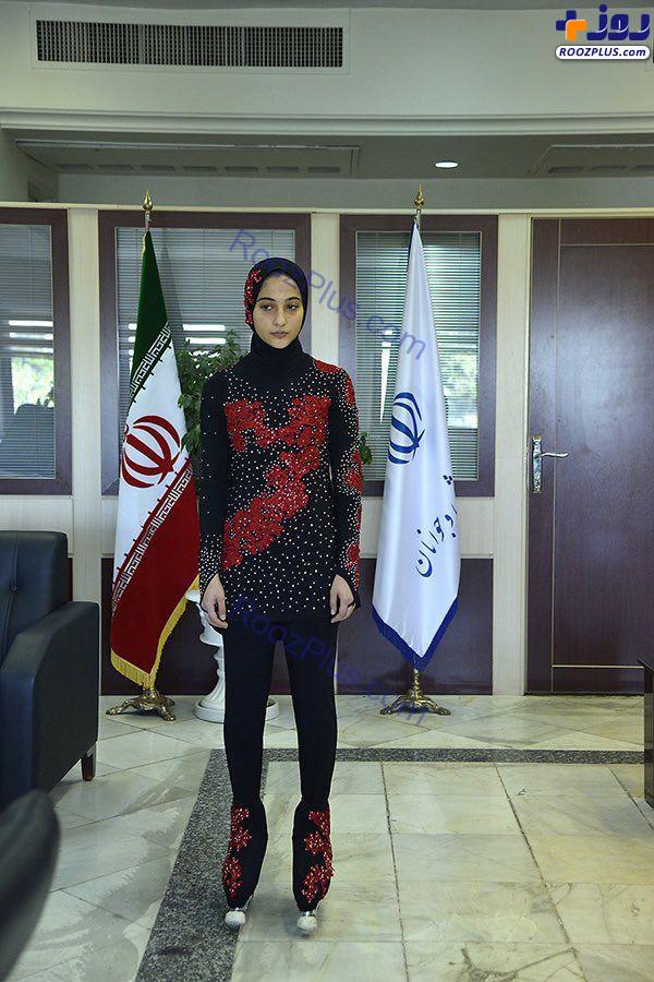 پوشش ‎جدید دختران ورزشکار ایران در رشته های والیبال، هاکی و اسکیت +عکس