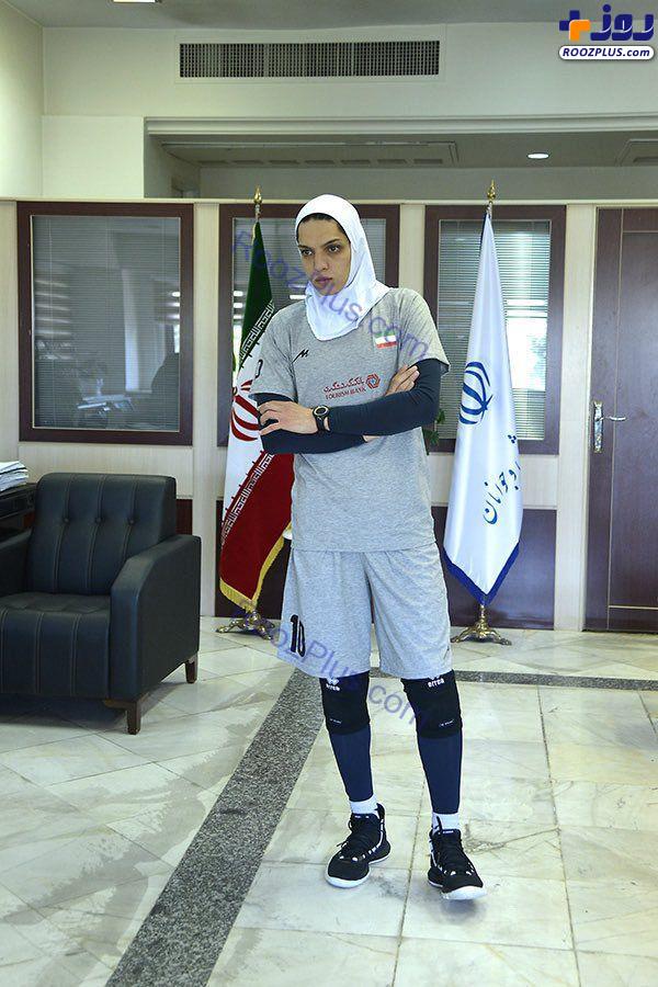 پوشش ‎جدید دختران ورزشکار ایران در رشته های والیبال، هاکی و اسکیت +عکس