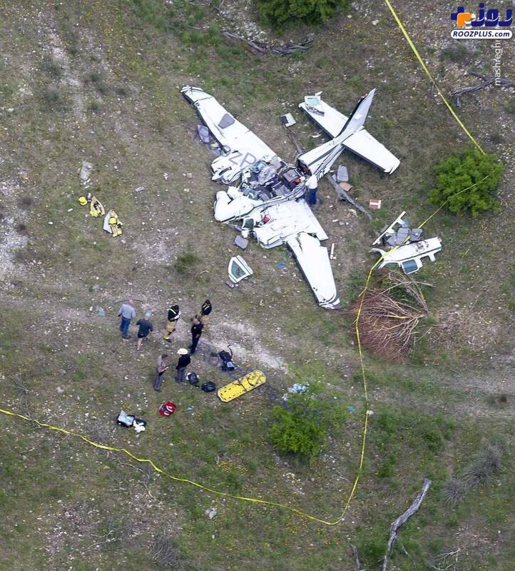 سقوط مرگبار یک هواپیما در آمریکا+تصاویر