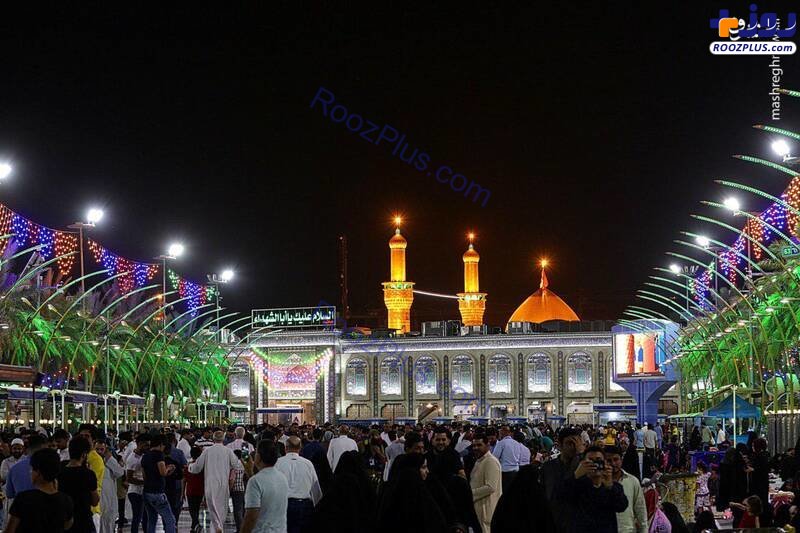 حال و هوای کربلا در شب میلاد امام حسن(ع) +عکس