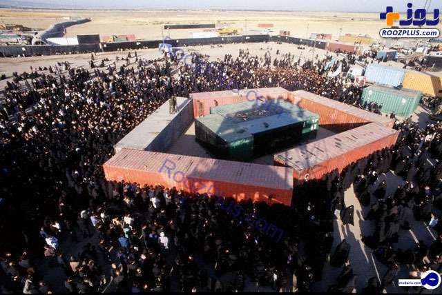 تشییع پیکر امام خمینی(ره) در سال ۶۸ +عکس