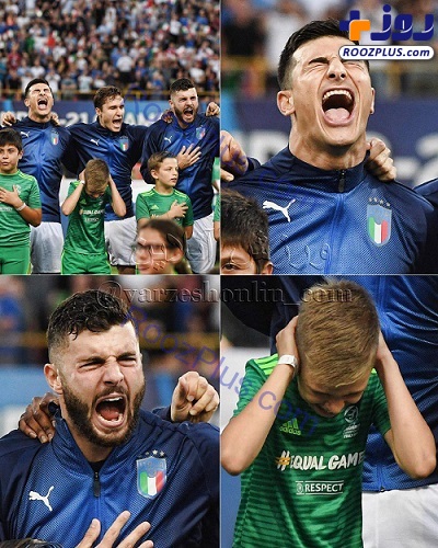 خواندن سرود ملی ایتالیا به سبک همیشگی +عکس