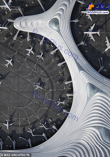 معماری خاص ترمینال فرودگاه «هاربین» چین + تصاویر