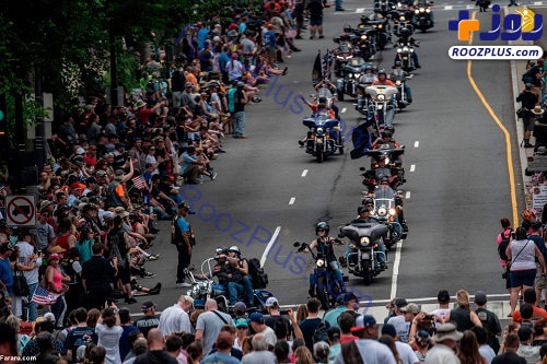 غرش هزاران موتورسوار با هارلی دیویدسون در واشنگتن +عکس