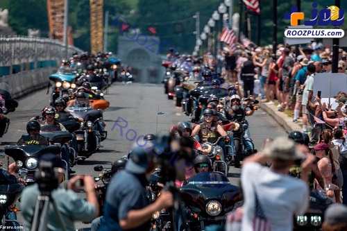 غرش هزاران موتورسوار با هارلی دیویدسون در واشنگتن +عکس