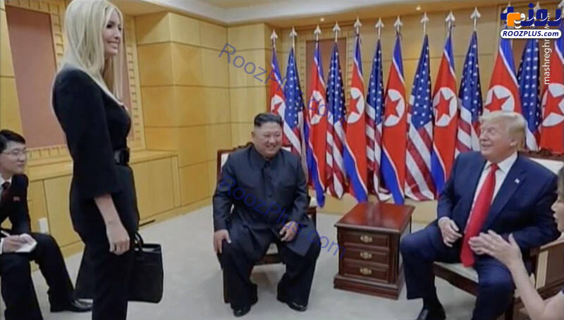 عکس/ خوش‌وبش ایوانکا ترامپ با رهبر کره‌شمالی