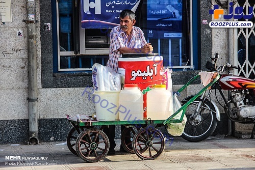 کسب و کار در گرمای خرماپزان اهواز‎ +عکس