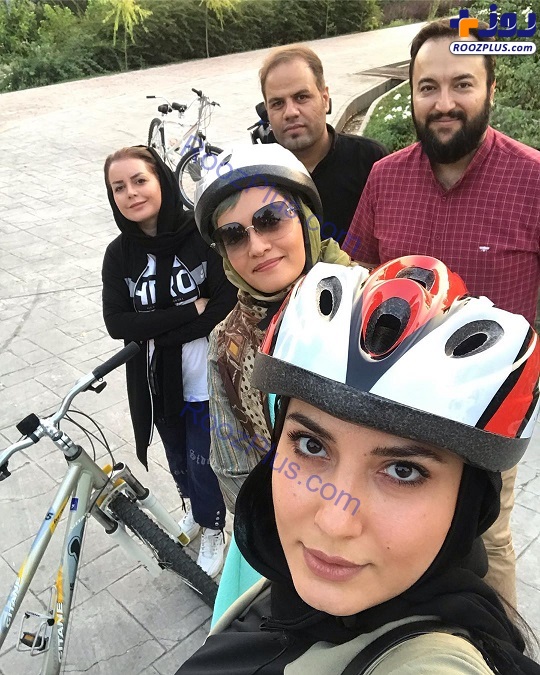 دوچرخه‌سواری سمیرا حسن‌پور و میترا حجار +عکس