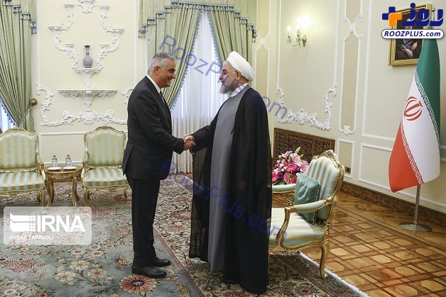 دیدار معاون نخست وزیر ارمنستان با روحانی +عکس
