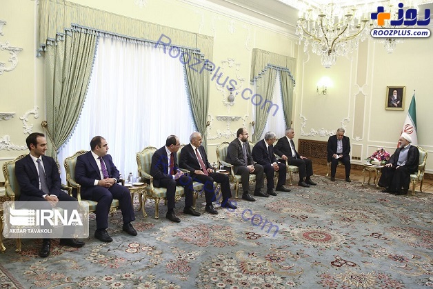 دیدار معاون نخست وزیر ارمنستان با روحانی +عکس