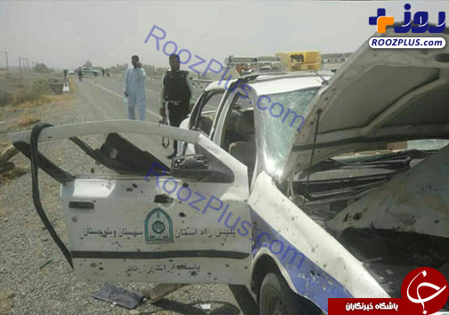 برخورد خودروی پلیس ایرانشهر با تله انفجاری/ ۳ نفر مصدوم شدند + اسامی