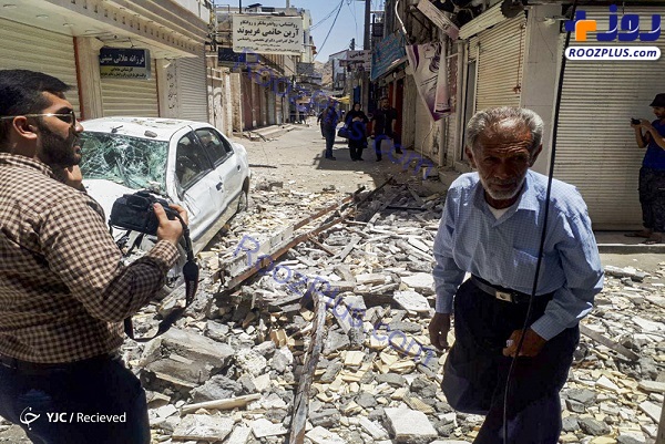 خسارات زلزله ۵.۷ ریشتری در استان خوزستان +عکس