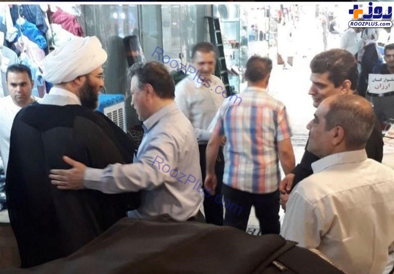 رئیس سازمان تبلیغات در بازار تهران +عکس