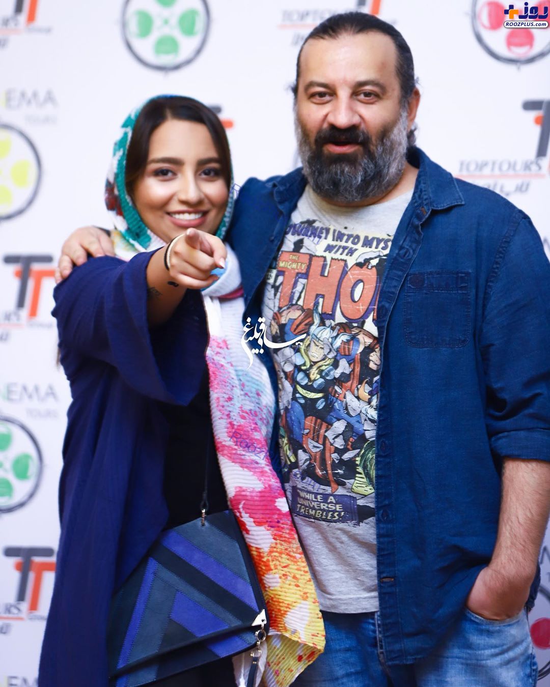 مهراب قاسم خانی در کنار دخترش نیروانا +عکس