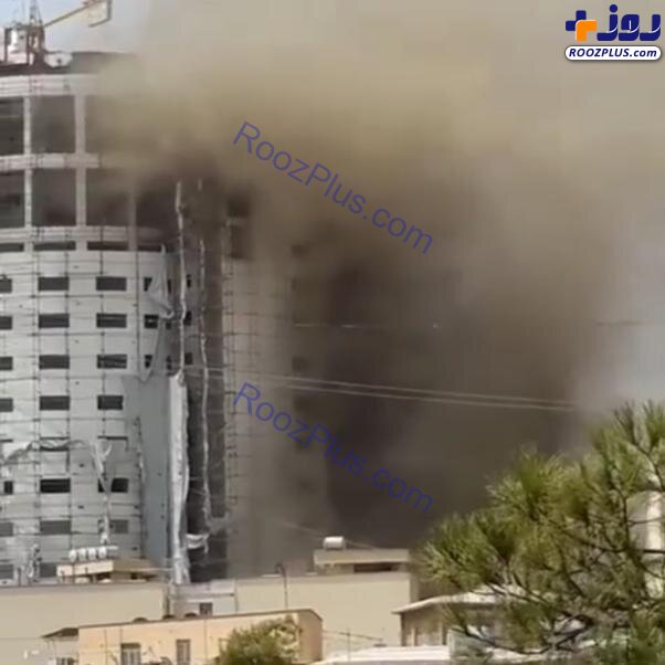 هتل آسمان؛هتل مزاحمِ ارگ کریمخان آتش گرفت +عکس