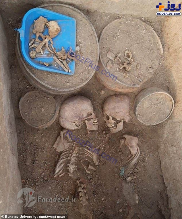 کشف اجساد باستانی ۴۰۰۰ ساله + عکس