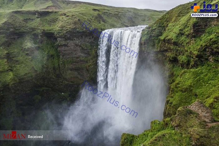 بزرگترین آبشار ایسلند +عكس