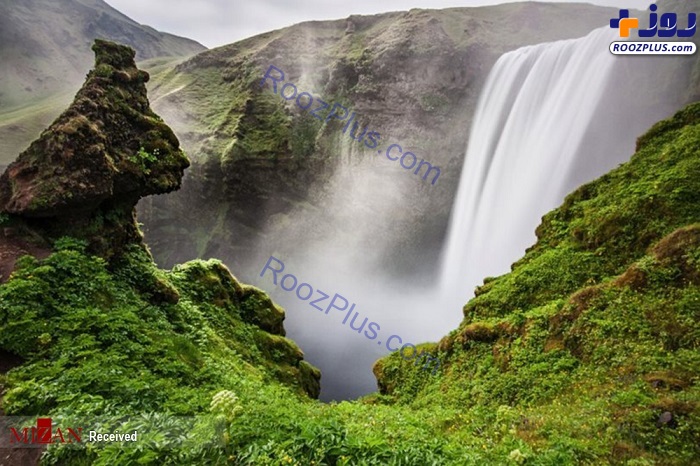 بزرگترین آبشار ایسلند +عكس