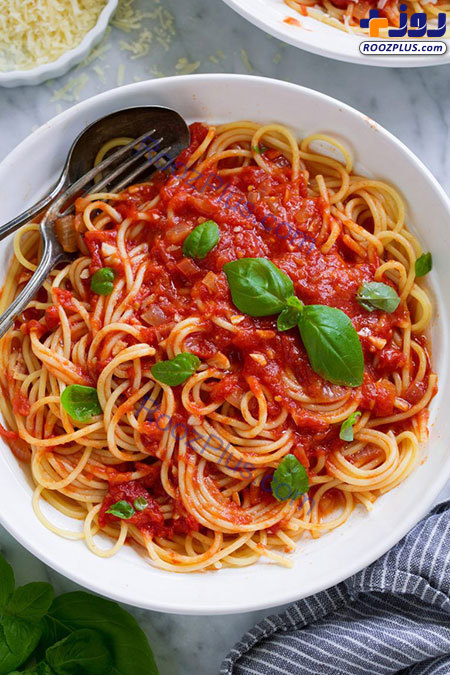 دستور تهیه سس مارینارا خانگی برای اسپاگتی و انواع غذاها