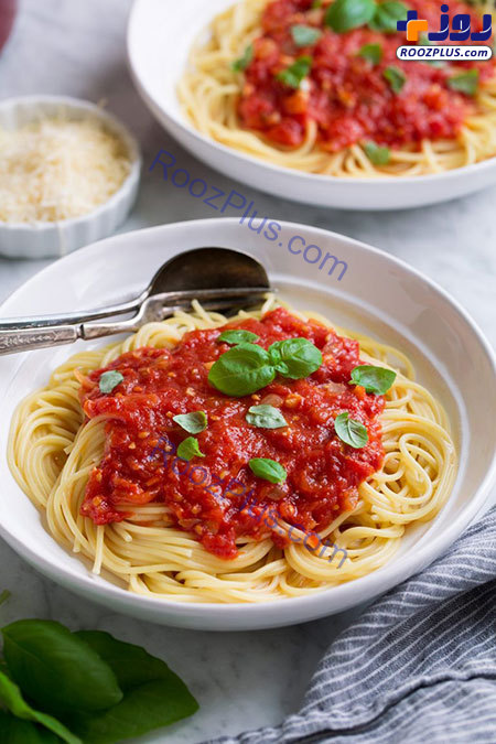 دستور تهیه سس مارینارا خانگی برای اسپاگتی و انواع غذاها