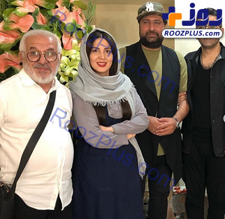 لیلا بلوکات در کنار محمد علیزاده و فرزاد حسنی +عکس
