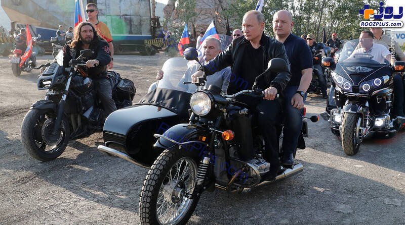 موتورسواری رئیس جمهور محبوب/عکس
