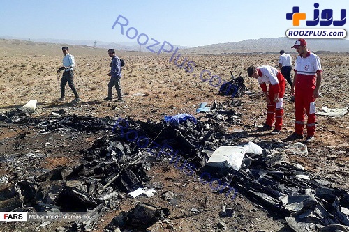 سقوط هواپیمای فوق‌سبک در«ایوانکی» +عکس