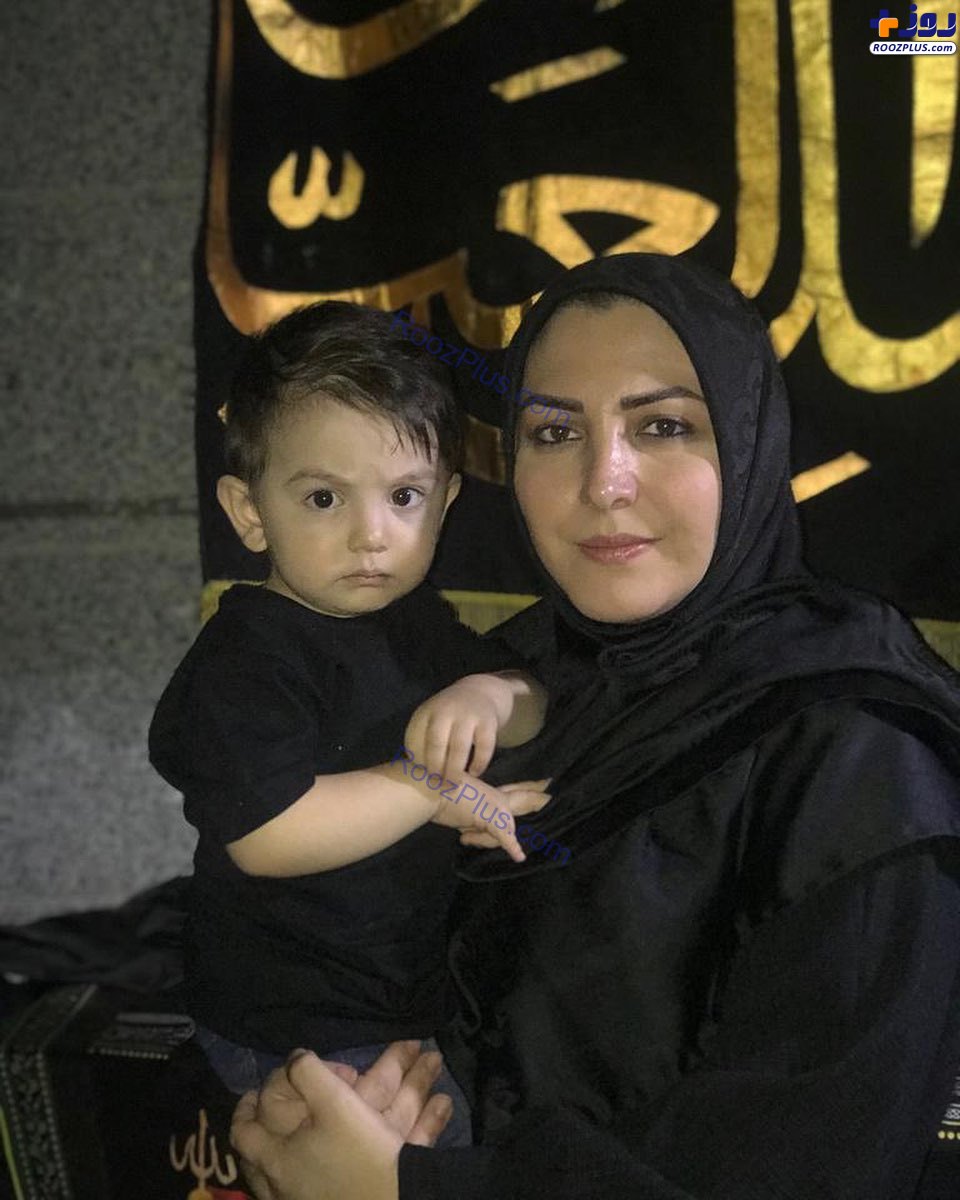 عزاداری المیرا شریفی‌مقدم با برادرزاده‌اش در شب تاسوعا +عکس