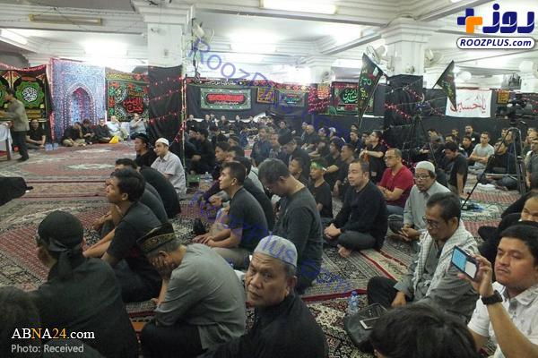 عکس/ مراسم عزاداری حسینی شیعیان در اندونزی