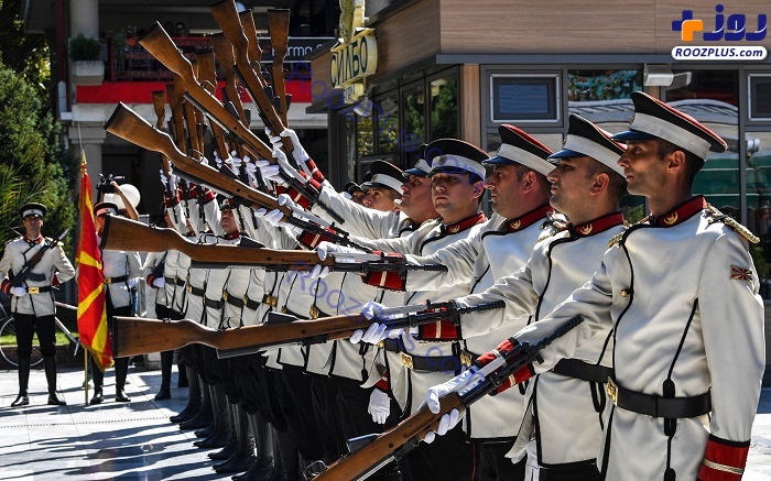 حرکات نمایشی گارد ارتش مقدونیه +عکس